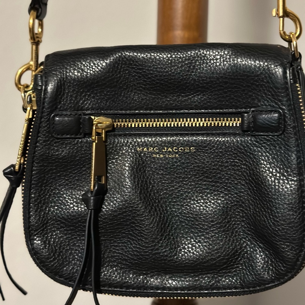 Marc Jacobs Black Leather Crossbody